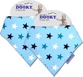 Dooky Dribble Bib - Blue Star 2 Pack