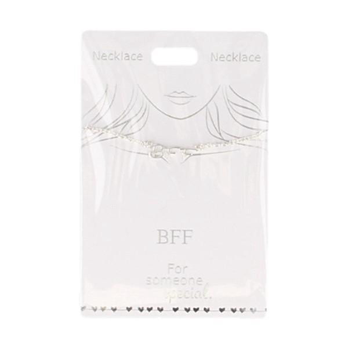Ketting BFF, silver plated