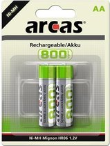 Arcas Rechargeable NimH AA/HR6 800mAh blister 2