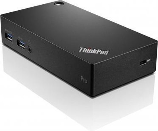 Lenovo ThinkPad USB 3.0 Pro Dock 40A70045UK – Estación De Acoplamiento Reacondicionada Con DisplayPort Y DVI