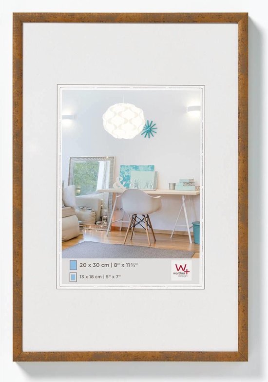 Walther New Lifestyle - Fotolijst - Fotomaat 20x30 cm - Taupe