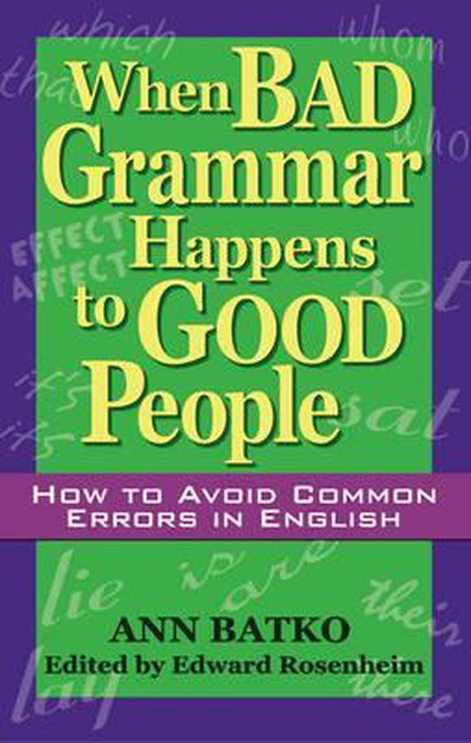 When Bad Grammar Happens to Good People - cover