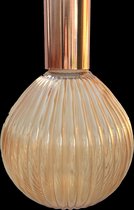 Mica Decorations - Bonita lamp input E14 - output E27 bal goud - d12,5cm