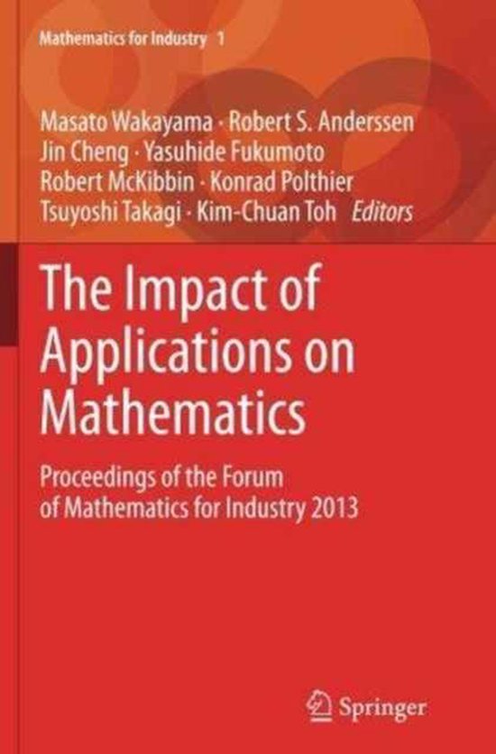 The Impact of Applications on Mathematics - cover