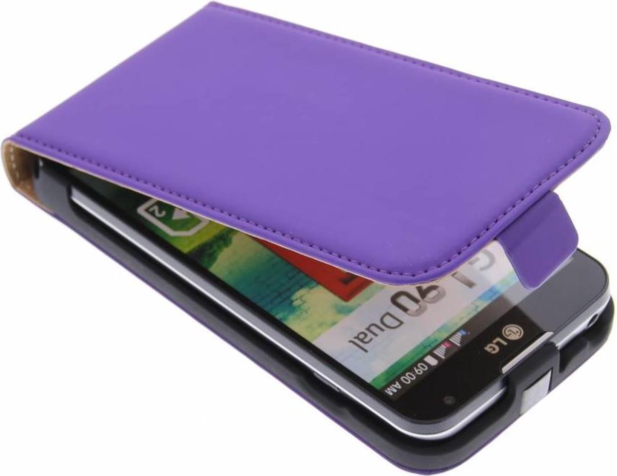 Mobiparts - premium flipcase - LG L90 - paars