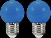 2x LED prikkabel lamp - BLAUW - voor lichtsnoer 36V (set 2 stuks)