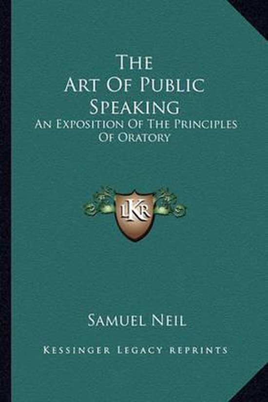 The Art of Public Speaking - cover