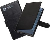 BestCases - Zwart Portemonnee booktype hoesje Sony Xperia XZ1