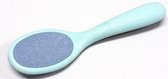 IOXIO Soft Touch-Keramische Voetvijl - Dubbelzijdig: Fijn & Grof - 18,5 cm -Babyblue