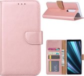 Boekmodel Hoesje Sony Xperia 1 - Roségoud