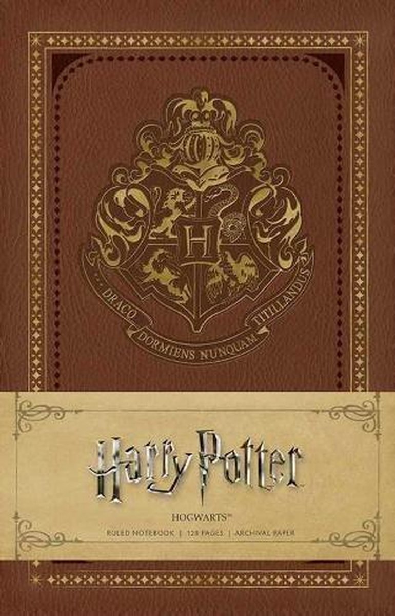 Harry Potter Ruled Notebook - Hogwarts