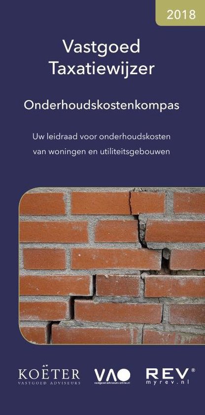Vastgoed taxatiewijzer onderhoudskostenkompas 2018