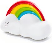 Wolken Kinderlamp Multikleur LED licht met Timerfunctie Kids- Wit Regenboog wolkje