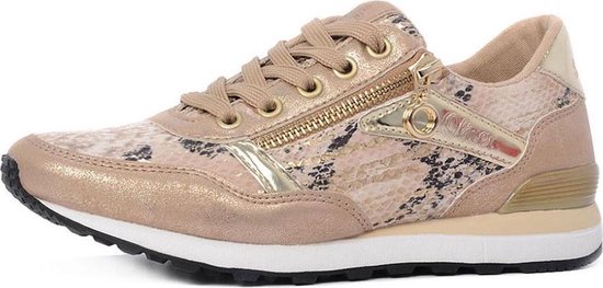 s.Oliver sneaker met goudkleurige details 23637 | bol.com