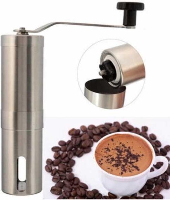 magie twijfel onvoorwaardelijk RVS handkoffiemolen - Coffee grinder - voor 20-30 gram koffiebonen | bol.com