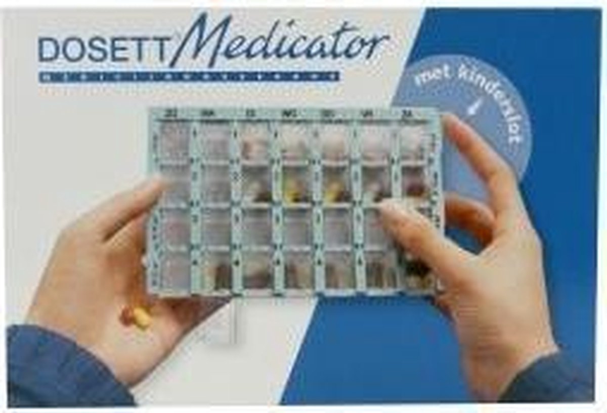 Medicator Dos Box Medicijndoos voor 7 dagen - Pillendoosje | bol.com