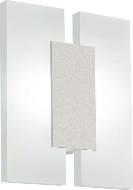 EGLO Metrass 2 - Wand/Plafondlamp - 2 Lichts - Nikkel-Mat - Gesatineerd