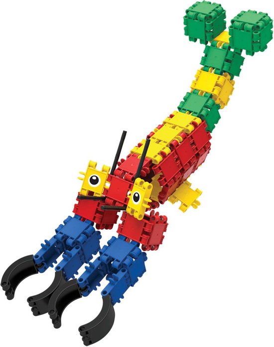 Clics bouwblokken– DUURZAAM SPEELGOED gemaakt van GERECYCLEERDE kunststof- bouwset 20 in 1 - speelgoed 4,5,6,7,8 jaar jongens en meisjes- educatief speelgoed- Montessori speelgoed- constructie speelgoed