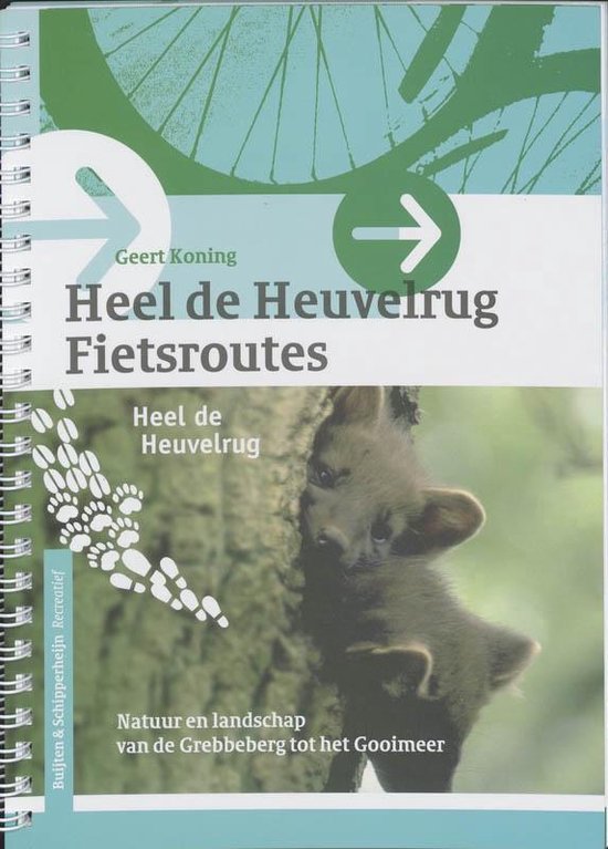 Cover van het boek 'Heel de Heuvelrug fietsroutes' van S. Kluit en A. Erkelens