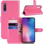 Book Case - Geschikt voor Xiaomi Mi 9 SE Hoesje - Roze