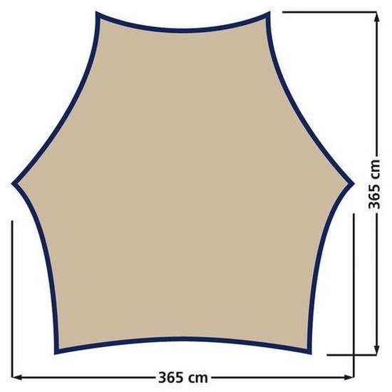 Eurotrail Carside Tarp - Safari Navy van Eurotrail — afbeelding 3