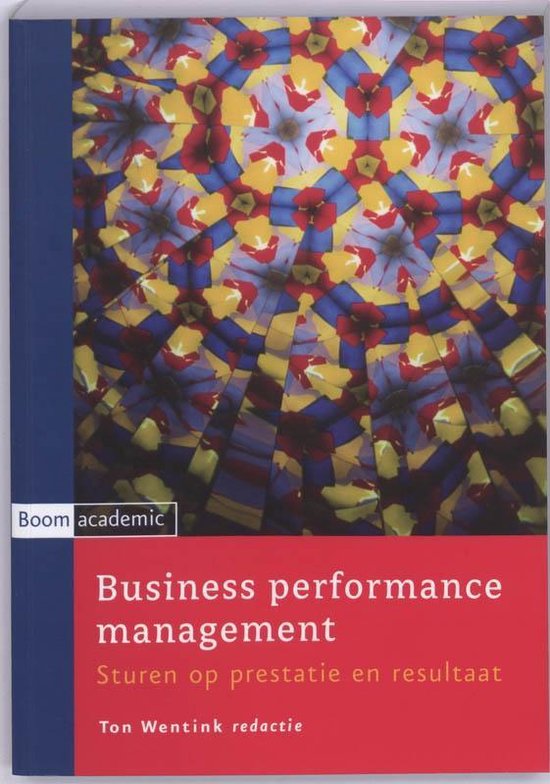 Cover van het boek 'Business performance management' van T. Wentink