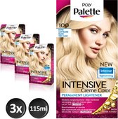 Poly Palette - 100 Extra Licht Blond - Permanente haarverf - Haarkleuring - 3 stuks