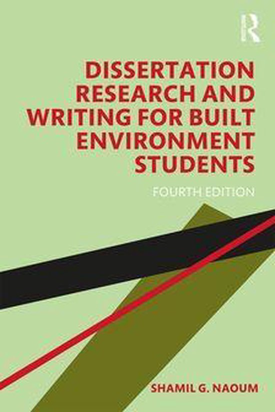 Dissertation Research and Writing for Built Environment Stud ... - cover