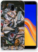 Geschikt voor Samsung Galaxy J6 Plus (2018) Uniek TPU Hoesje Badges