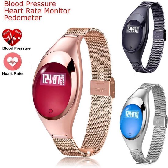 Saizi smartwatch Horloge Armband Bloed Zuurstof Hartslag Fitness Tracker  Stappenteller | bol.com