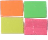 Johntoy Kneedgum 4,5 X 3 Cm 4 Stuks
