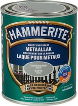 Hammerite Metaallak - Satin - Grijs - 0.75L
