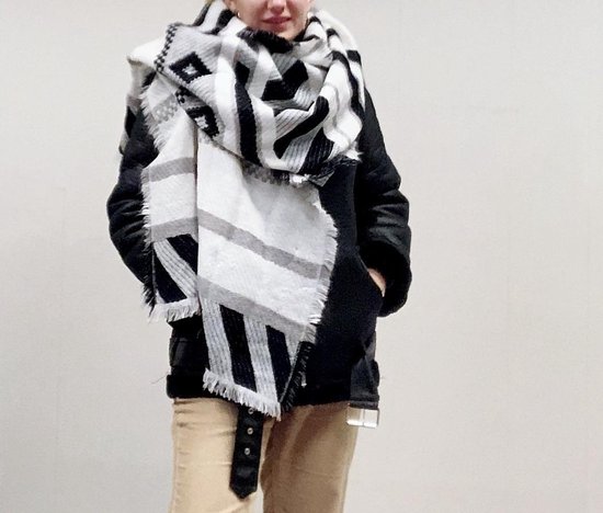 Winter sjaal / omslagdoek dames - extra lang - oversized sjaal warm en  zacht-... | bol.com