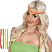 36 stuks: Set 4 Elastieke haarbandjes in 4 kleuren - assorti