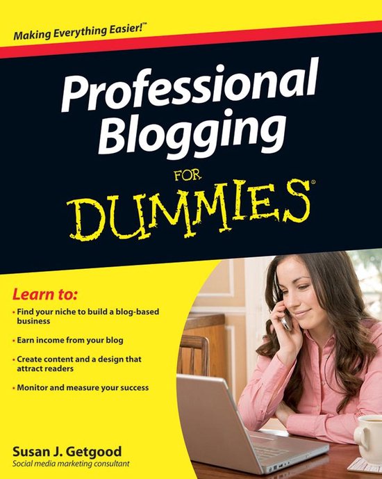 Professional Blogging For Dummies - cover