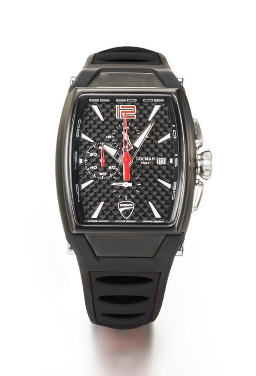 Locman Heren horloge D550K09S-BKCBRDSK Chronograaf, Stopwatch