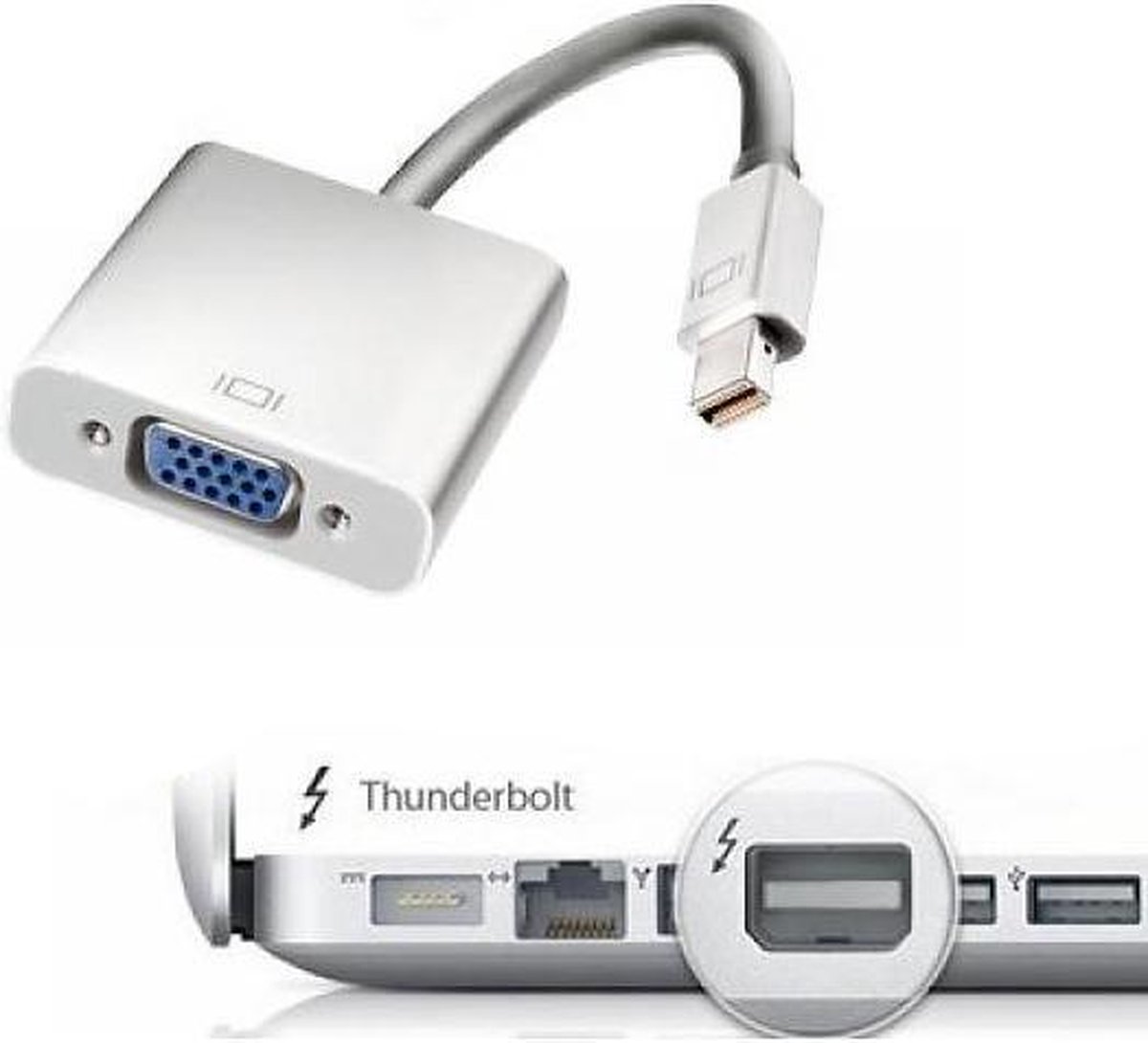 Thunderbolt naar vga adapter, mini displayport adapter