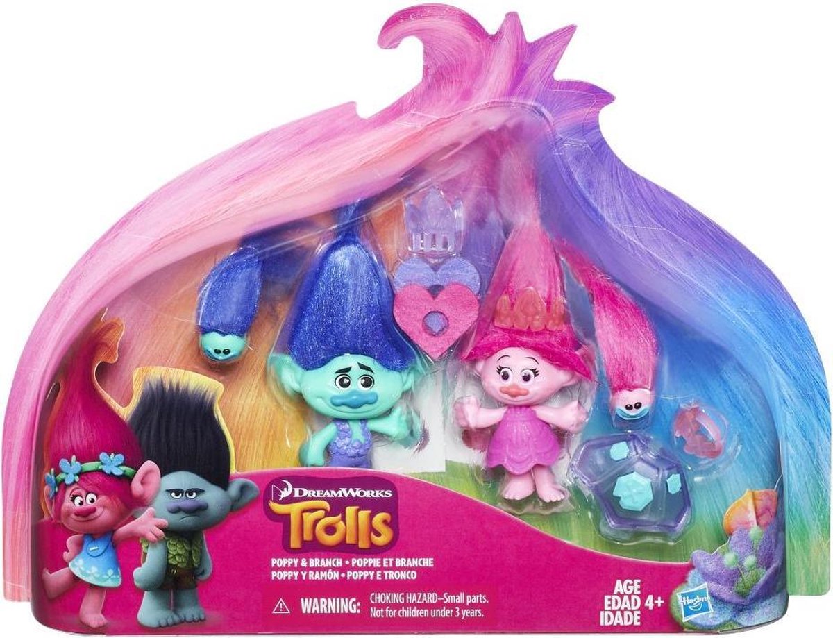 bol.com | Trolls True Colors Speelset Poppy&Branch