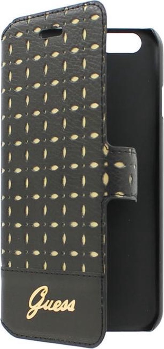 iPhone 6s/6 hoesje - Guess - Zwart - Kunstleer