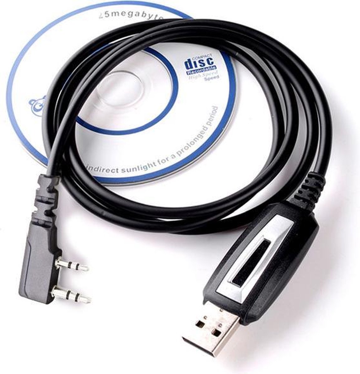 Baofeng USB programmeerkabel voor o.a. UV-5R, GT3 en vele anderen