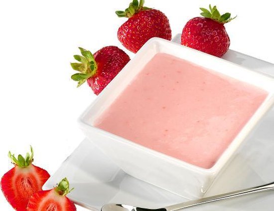 Vitaslank Pot pudding/ shake met aardbeiensmaak