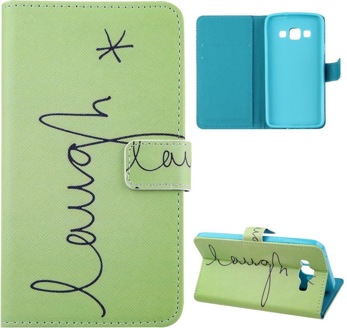 Laugh wallet hoesje Samsung Galaxy A3