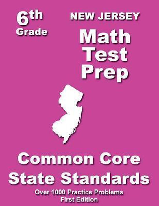 New Jersey 6th Grade Math Test Prep - cover