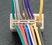 Auto DVD-speler Power Loom Radio kabel Bedradingsharness voor Clarion