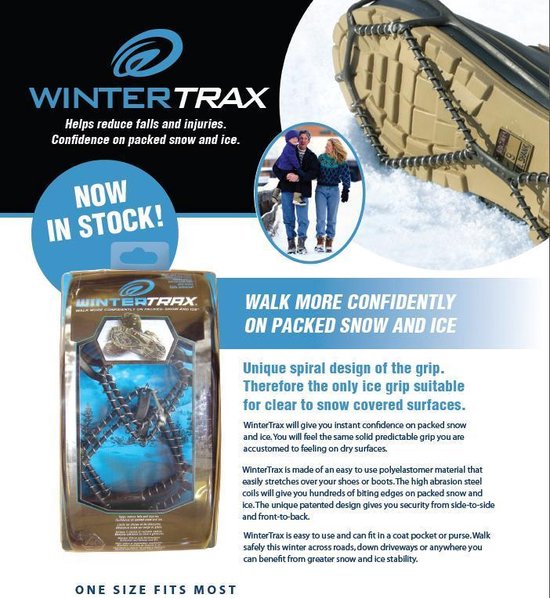 Yaktrax Wintertrax Sneeuwketting voor schoenen - Yaktrax