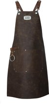 Brickwalls and Barricades X-Cross Leren Schort - Brandy