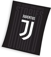 Juventus - Fleece - Plaid - 150x200 cm - Zwart