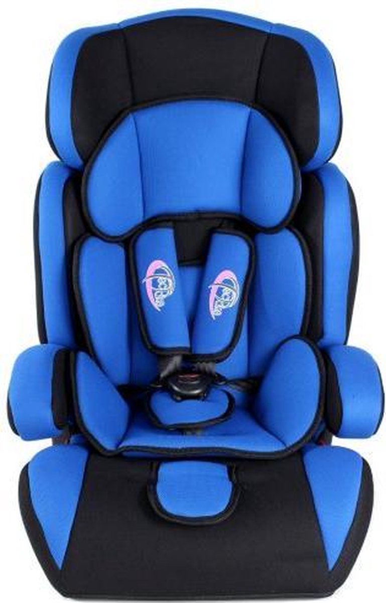 TecTake autostoel - 9 tot 36 kg - blauw / zwart - met extra vulling - 400569 - Tectake