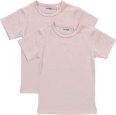 Dirkje Meisjes Shirts Korte Mouwen (2stuks) Lichtroze - Maat 116