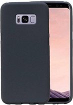 Sand Look TPU Hoesje voor Galaxy S8 + Plus Grijs